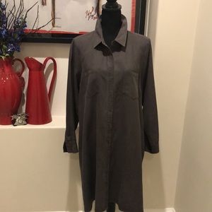 Eileen Fisher A Line Tencel Linen Dress